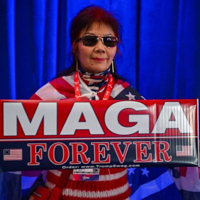Iran war exposes split in Donald Trump’s base at conservative activists’ conference