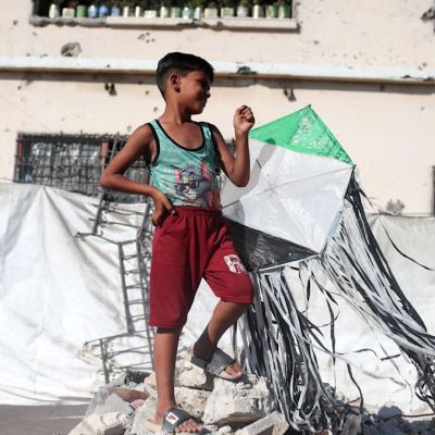 Israel warns of 'forceful' response to kites flown from Gaza