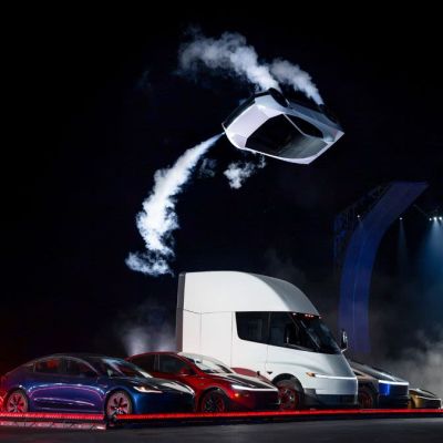Fact Check: Real videos show Tesla's new 'flying' car performing mid-air stunts