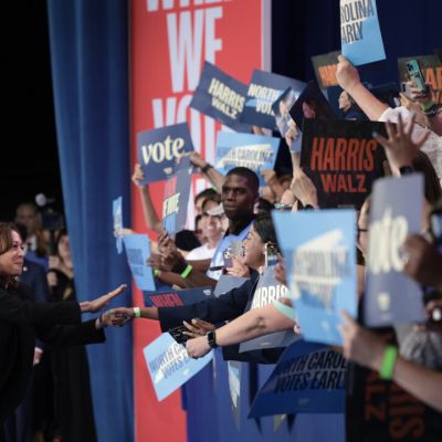 Trump, Harris Hold Dueling Rallies in North Carolina