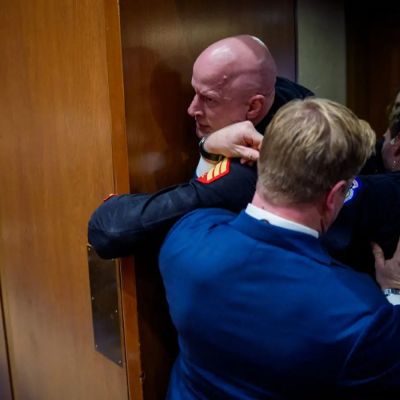 US Senator accused of breaking Marine Brian McGinnis arm during Iran war protest