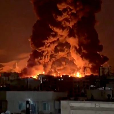 'WTF': US left stunned by widespread fire following Israeli attack on Iranian oil depots