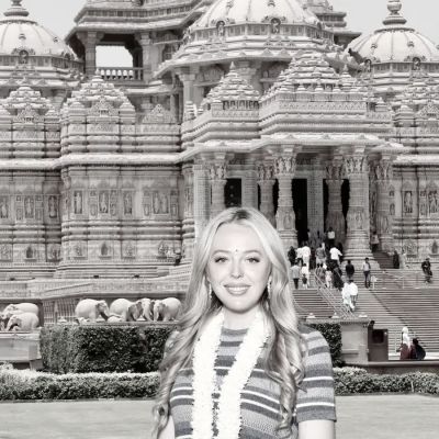 Donald Trump’s daughter visits Akshardham temple: Inside US first daughter Tiffany Trump’s India tour | In Pics