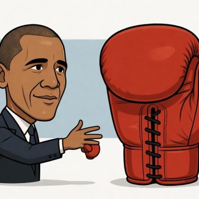 Obama on Trump: “I’d Love to Just Be in the Ring With This Guy.” | Frontpage Mag