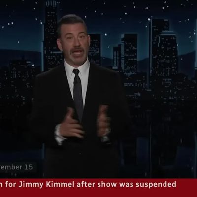 An emotional Jimmy Kimmel returns to late night after show’s suspension
