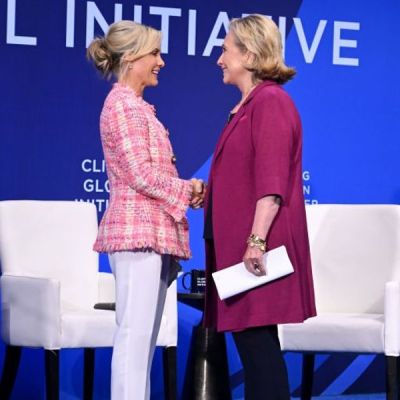 Dana Perino introduces ‘the amazing Secretary Hillary Clinton’ while participating in Clinton Global Initiative 2023 Meeting