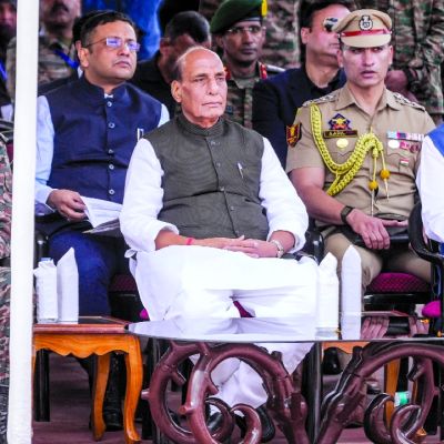 Rajnath Singh on Kargil Vijay Diwas: India Builds Semiconductors, Pakistan Breeds Terror