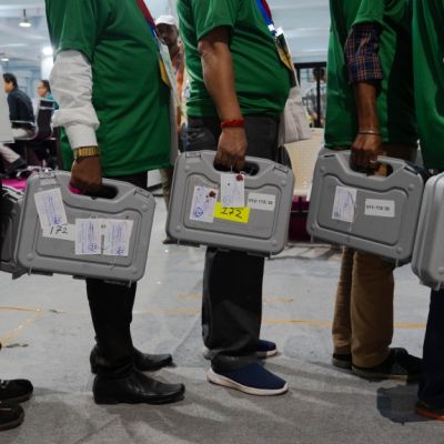 India election: Modi’s coalition leads in early count but opposition is stiffer than expected