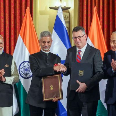 India, Israel elevate ties to special strategic partnership; sign 16 MoUs