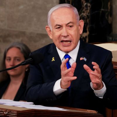 Benjamin Netanyahu lays out a crystal clear picture of good and evil…