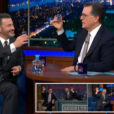 Jimmy Kimmel and Stephen Colbert guest-star on each other’s shows to…