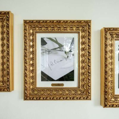 Trump replaces Joe Biden portrait at White House’s Wall of Fame with an autopen image