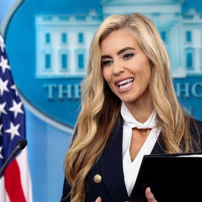 My President... my husband: Trump's new press secretary's 1st briefing goes awry