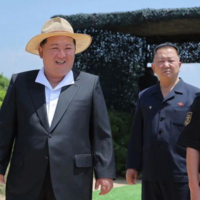 Kim Jong Un oversees weapons tests from North Korea’s new naval destroyer