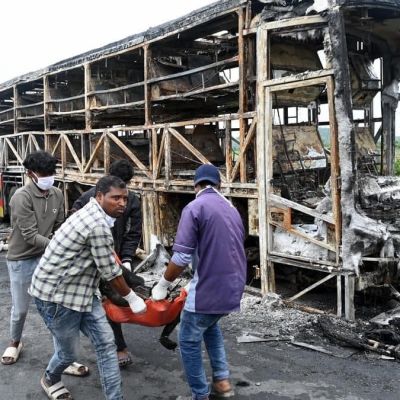 Andhra bus fire: What caused the deadly blaze that killed 20 passengers?