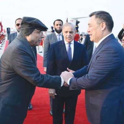 Kyrgyz president in Islamabad to boost ties