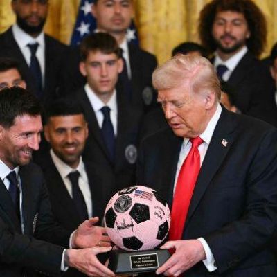 President Trump honours Inter Miami, Lionel Messi at White House