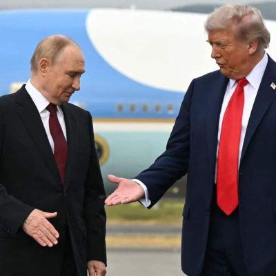 ‘We’ll see’: Trump scoffs at Putin’s defiance of US sanctions