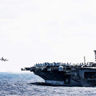 ‘Watching Iran’: Trump as massive naval armada heads toward Gulf