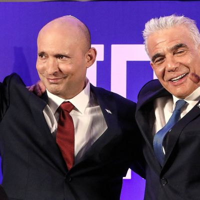 Former Israeli PMs Bennett and Lapid merge parties ahead of elections