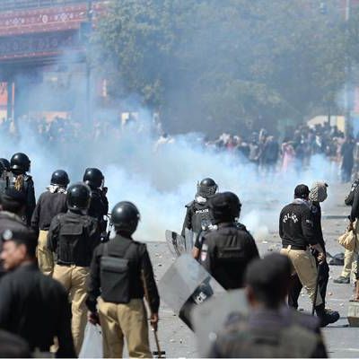 At least 23 dead as mobs storm Karachi consulate and clash with forces elsewhere