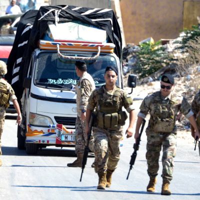 Palestinian factions hand over weapons from largest Lebanon refugee camp