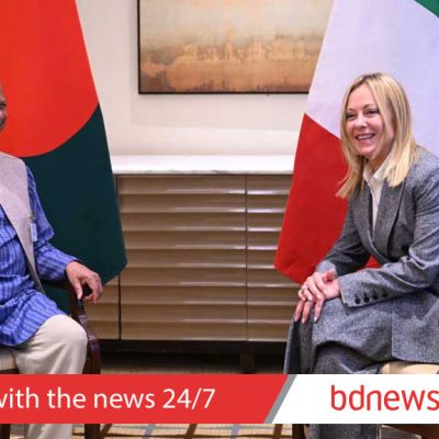 Chief Adviser Yunus holds talks with Italy’s Meloni in New York