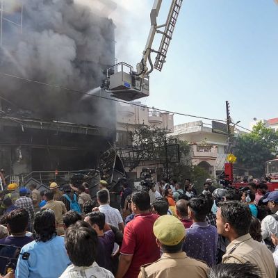 15 dead as fire rips through Lucknow building, students among victims
