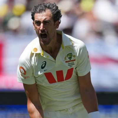 The Ashes: Mitchell Starc’s first-over strike edges him closer to Anderson’s record