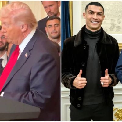 Lionel Messi’s reaction goes viral as Donald Trump mentions Cristiano Ronaldo during speech