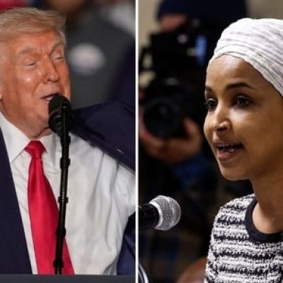 Trump’s first reaction to Ilhan Omar being attacked revealed, ‘She probably had herself sprayed…’