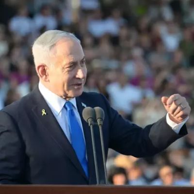 Netanyahu: A Palestinian state cannot be established west of the Jordan.