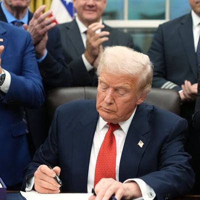 President Trump signs government funding bill, ending shutdown after a record 43-day disruption