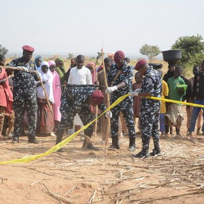 Nigerian villagers are rattled by US airstrikes that made their homes shake and the sky glow red