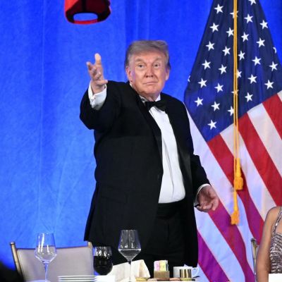 Trump ribs RKF Jr. & 'nasty' Karoline Leavitt while teasing 2028 term at WHCD