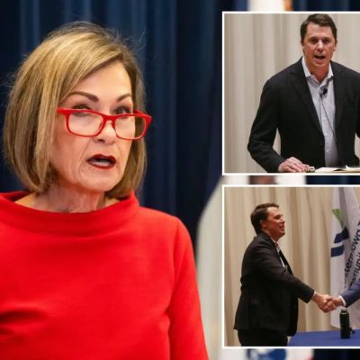 Iowa Gov. Kim Reynolds rips fellow Republican as ‘sore loser’ after…