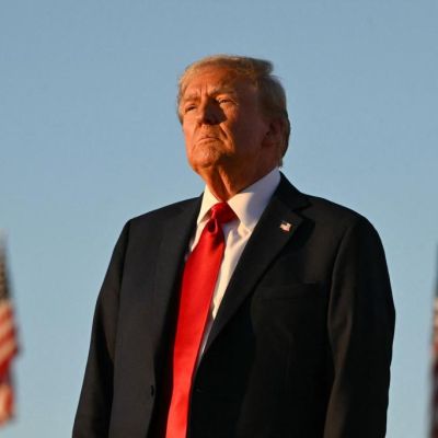 Donald Trump and his supporters make a triumphant return to the scene…