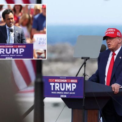 Trump raves about Vivek Ramaswamy at Wisconsin rally: ‘He’s going to…