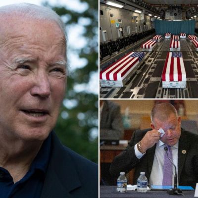 Gold Star families force Biden to face his failure in the botched…