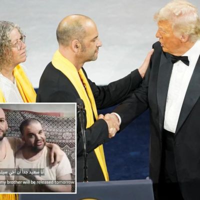 I thank Trump for freeing me from Hamas, and beg he can save my...