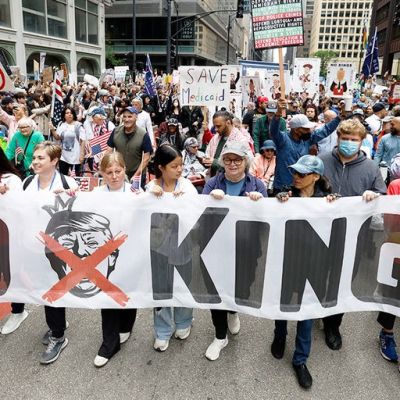 Protesters nationwide hold ‘No Kings’ rallies amid government shutdown