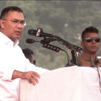 ‘I have a plan for the countrymen,’ Tarique Rahman says in homecoming speech