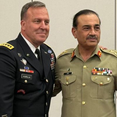 Pakistani Army Chief Asim Munir back in the US weeks after meeting President Trump in Washington DC