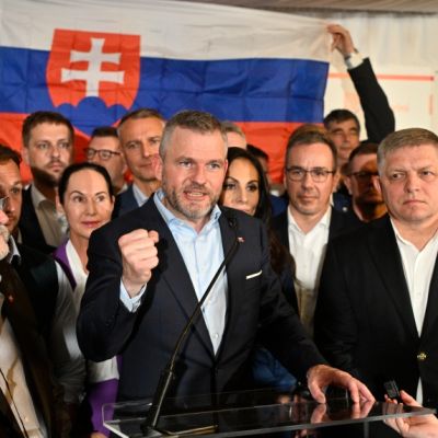 Slovak nationalist Peter Pellegrini on course to win country’s presidential election