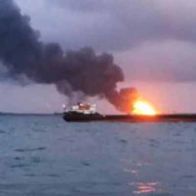 Two oil tankers on fire after hitting mines: Iran’s Guards