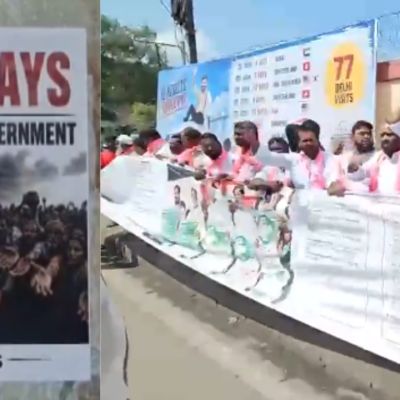 Revanth Reddy govt hits 1,000-day mark; BJP, BRS target Congress with poster blitz