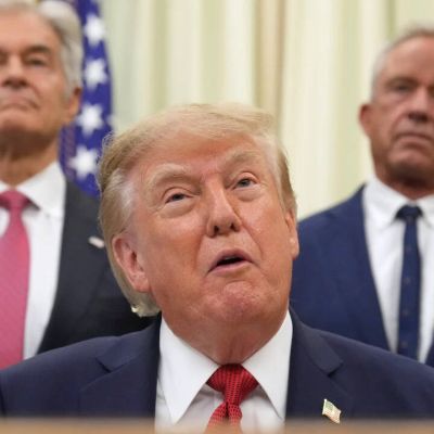 ‘He’s paying him back’: Trump defends Russian oligarch funding his son’s Bahamas wedding