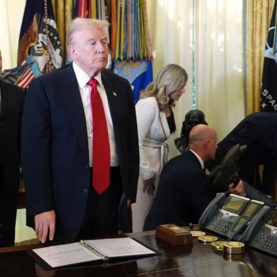Watch: Trump’s guest faints during White House event; netizens slam his ‘too calm’ response – The Times of India