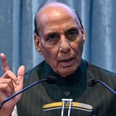 ‘Cannot imagine’: Rajnath Singh’s sharp ‘Gandhi surname’ attack on Rahul Gandhi over PM hug jibe
