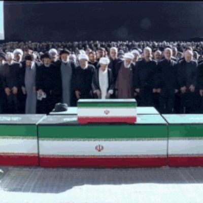 Chants, tears and prayers: Massive crowd gathers in Tehran for Ali Khamenei funeral ceremony – watch